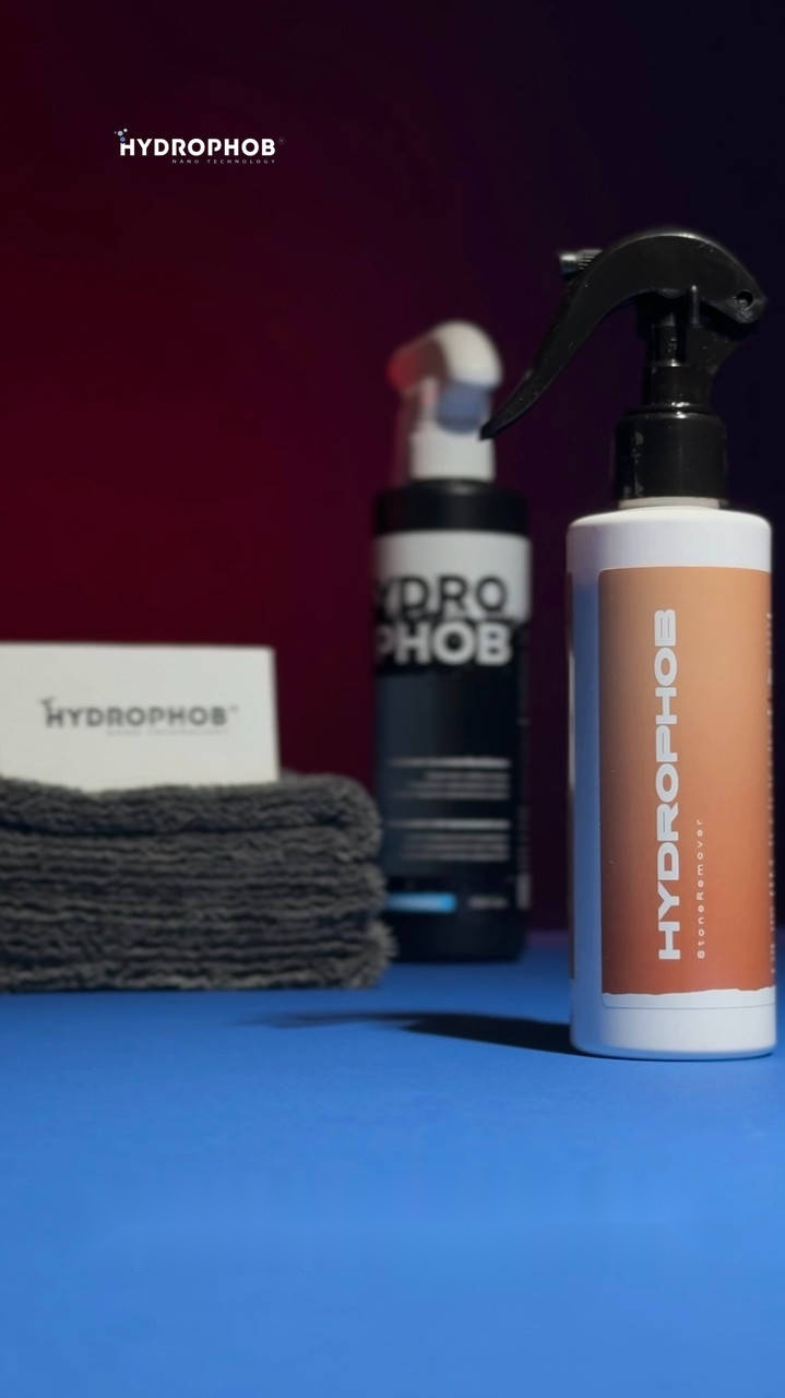 Абразивний очисник скла та дзеркал від водного каиеню Hydrophob Stone Remover